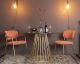 designline »Floris« Esstisch rund mit Glasplatte
