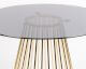 designline »Floris« Esstisch rund mit Glasplatte
