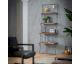 designline »Grained« Massivholz Wandregal