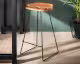 designline »Kahn« Massivholz Barhocker