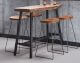 designline »Kahn« Massivholz Barhocker