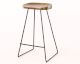designline »Kahn« Massivholz Barhocker