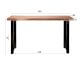 designline »Mahler« Massivholz Bartisch