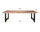 designline »Mahler« Massivholz Esstisch