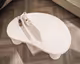 designline »Marble« Couchtisch Kieselstein organisch