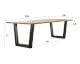 designline »Mozart« Massivholz Esstisch