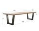 designline »Mozart« Massivholz Esstisch