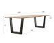 designline »Mozart« Massivholz Esstisch