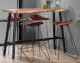 designline »Ocon« Leder Barstuhl