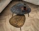 designline »Patina Metal« Couchtisch 2er-Set dreieckig