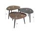 designline »Patina Metal« Couchtisch 3er-Set dreieckig