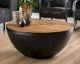 designline »Raft« Robustes Hartholz Couchtisch