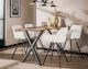 designline »Raster« Barstuhl Bouclé