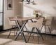 designline »Raster« Barstuhl Bouclé