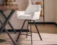 designline »Raster« Barstuhl Bouclé