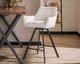 designline »Raster« Barstuhl Bouclé