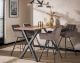 designline »Raster« Barstuhl Velvet