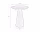 designline »Ringar« Beistelltisch Ivory