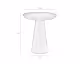designline »Ringar« Beistelltisch Ivory