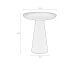 designline »Ringar« Beistelltisch Ivory