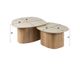 designline »Romano« Couchtisch 2er-Set Kiesel