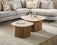 designline »Romano« Couchtisch 2er-Set Kiesel