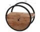 designline »Runde« Massivholz Wandregal mit Schublade