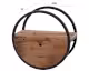designline »Runde« Massivholz Wandregal mit Schublade