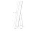 designline Standspiegel weiss
