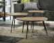 designline »Teca« Teakholz Couchtisch 3er-Set