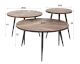 designline »Teca« Teakholz Couchtisch 3er-Set