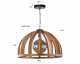 designline »Zanetti« Hängelampe 1 Schirm