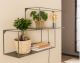 designline »cubic« Wandregal L