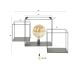 designline »cubic« Wandregal XL