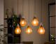 designline »vintage« 5L Hängelampe brown glass