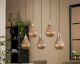 designline »vintage« 5L Hängelampe brown glass
