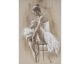 die Faktorei »Ballerina sitzend« Wandbild