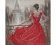 die Faktorei »Frau mit rotem Kleid« Wandbild Artikelbild 1