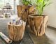 die Faktorei »Rustic« Teak Holztopf