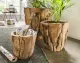 die Faktorei »Rustic« Teak Holztopf
