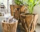 die Faktorei »Rustic« Teak Holztopf Artikelbild 1