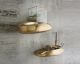 die Faktorei »Stone« Wandregal I bronze-gold