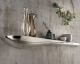 die Faktorei »Stone« Wandregal II silber