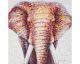 die Faktorei Struktur- Wandbild Elefantenkopf I Artikelbild 1