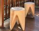 die Faktorei »Teeth« Holz-Hocker stapelbar