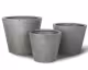 fleur ami »Conical« Outdoor Pflanzgefäß stone grey
