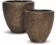 fleur ami »Coral« Outdoor Pflanzgefäß bronze patina