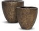 fleur ami »Coral« Outdoor Pflanzgefäß bronze patina