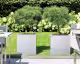 fleur ami »Division Lite« Outdoor Pflanzwürfel concrete stone grey