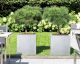 fleur ami »Division Lite« Outdoor Pflanzwürfel concrete stone grey